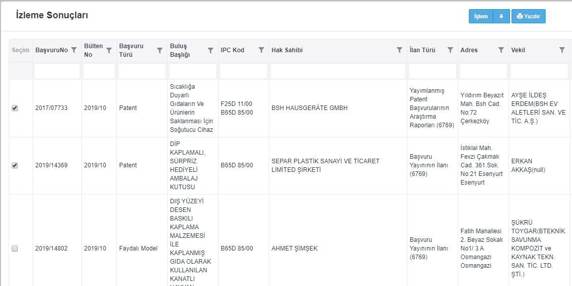 patent araştırma yazılmı